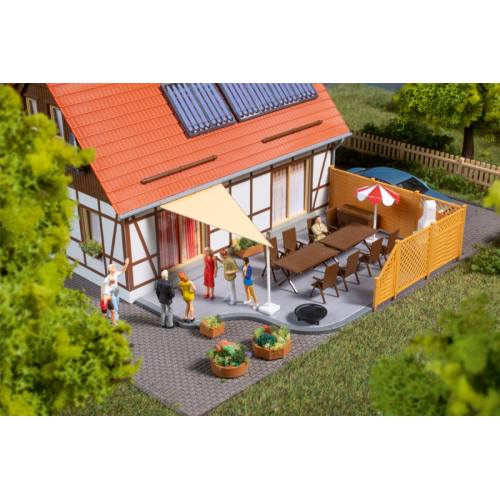 Auhagen H0 41650 Patio accessoires - Modeltreinshop