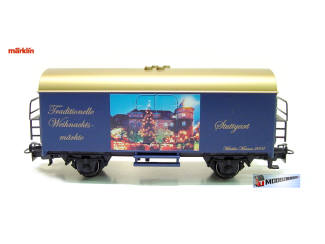 Marklin HO 4415 V407 gesloten goederenwagen Traditionelle Weihnachtsmärkte - Stuttgart - Märklin Museum 2004 - Modeltreinshop