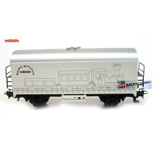 4415-MMarklin HO 4415 Gesloten Goederenwagen Kinder gestalten - zelf in te kleuren - Modeltreinshop