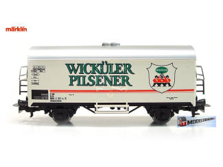 Marklin HO 4422 V1 Bier Wagen Wicküler Pilsener - Modeltreinshop