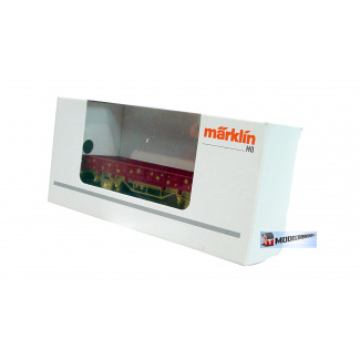 Marklin 4423 V17 Lage Boordwagen Weihnachten 2001 Roter mit goldenen Sternen - Kerst - Modeltreinshop