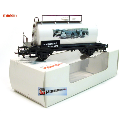 Marklin HO 4441 V068 Ketelwagen Hauptbahnhof Sonneberg Schaumontage - Modeltreinshop