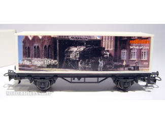 Marklin HO 4481.S18 Container Wagen Info Tage 1995 - Modeltreinshop