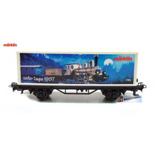 Marklin HO 4482.025 Container Wagen Info Tage 1997 - Modeltreinshop