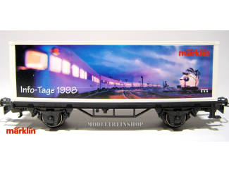 Marklin HO 4481.S22 Container Wagen Info Tage 1998 - Modeltreinshop