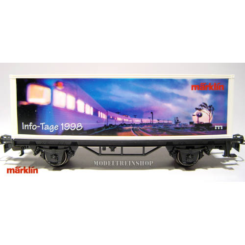 Marklin HO 4481.S22 Container Wagen Info Tage 1998 - Modeltreinshop