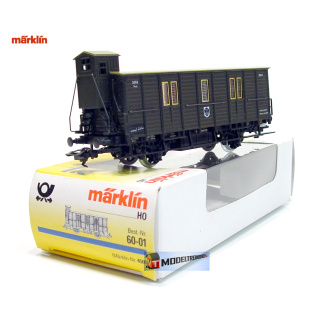 Marklin 4500 V2 Spoorpostrijtuig met remmershuis 500 Jahre Post - Modeltreinshop