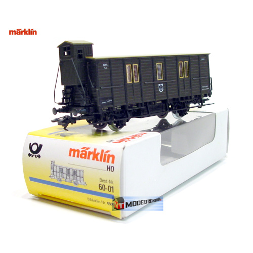 Marklin 4500 V2 Spoorpostrijtuig met remmershuis 500 Jahre Post - Modeltreinshop