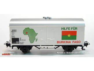 Marklin Primex HO 4593 V2 Goederenwagen Hilfe Für Burkina Faso - Modeltreinshop