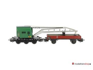 Marklin H0 4671 Kraanwagen met Lageboordwagen - 4503 - Modeltreinshop