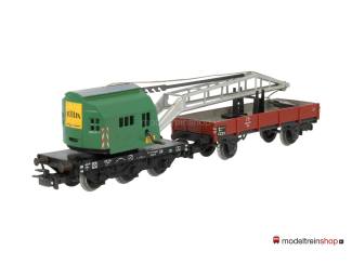 Marklin H0 4671 Kraanwagen met Lageboordwagen - 4503 - Modeltreinshop