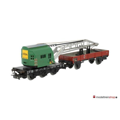 Marklin H0 4671 Kraanwagen met Lageboordwagen - 4503 - Modeltreinshop