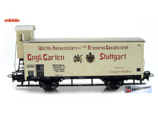 Marklin HO 4677 Bierwagen Engl. Garten Stuttgart - Modeltreinshop