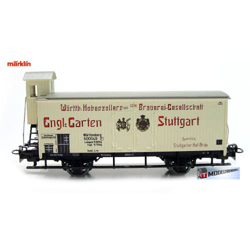 Marklin HO 4677 Bierwagen Engl. Garten Stuttgart - Modeltreinshop