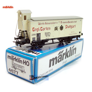 Marklin HO 4677 Bierwagen Engl. Garten Stuttgart - Modeltreinshop