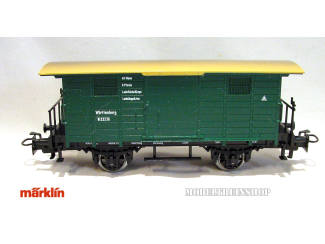 Marklin HO 4685 V2 Gesloten Goederenwagen Württemberg - Modeltreinshop