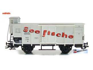 Marklin H0 46951 V1 Gesloten goederenwagen met remhuisje Seefische - Modeltreinshop