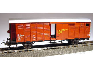 Marklin HO 4698 V1 Gesloten Goederenwagen met Remhuisje - Modeltreinshop