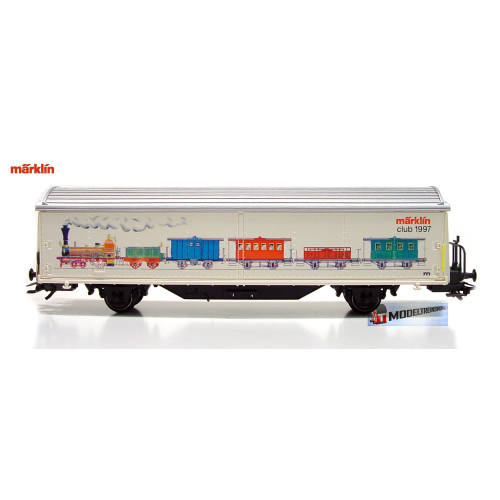 Marklin HO 4735 S3 Schuifwandwagen marklin club 1997 - Modeltreinshop