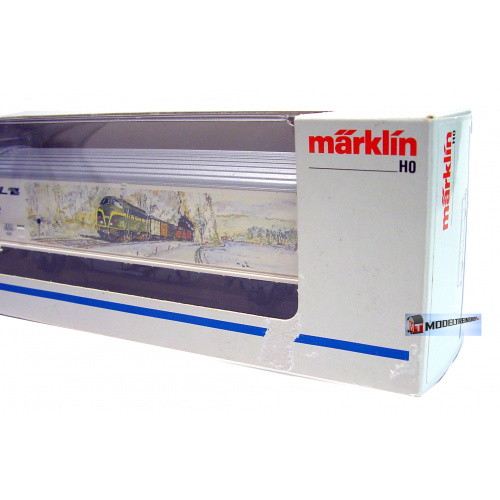 Marklin HO 4735.002 Schuifwandwagen marklin club 1996 - Modeltreinshop