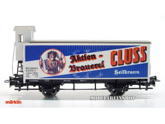 Marklin HO 4680 V1 Bierwagen Aktien-Brauerei CLUSS - Modeltreinshop