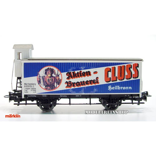 Marklin HO 4680 V1 Bierwagen Aktien-Brauerei CLUSS - Modeltreinshop