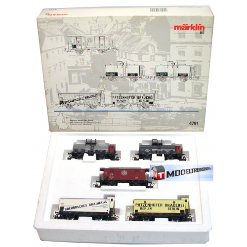 Marklin H0 4791 Regionale Wagen set "Berlin" - Modeltreinshop