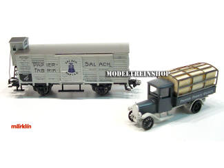 Marklin H0 48096 Museum Wagen Set 1996 PAPIER-FABRIK SALACH - Modeltreinshop