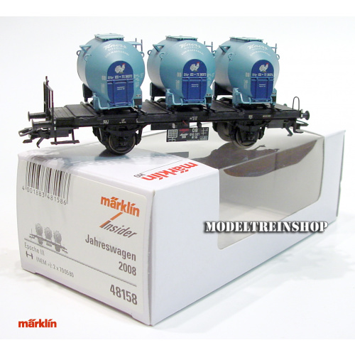 Marklin HO 48158 Insider Jaarwagen 2008 Knorr und Kikeriki eier Makkaroni - Modeltreinshop