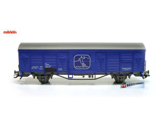 Marklin HO 4830 Gesloten Schuifwandwagen Die Bahn fahrt Schi - Modeltreinshop