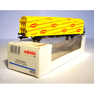 Marklin HO 4835 gesloten Schuifwandwagen Maggi - Modeltreinshop
