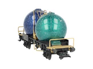 Marklin H0 48400 Kerstballen Silowagen Fröhliche Weihnachten 24 12 2000 Kerstwagen - Modeltreinshop