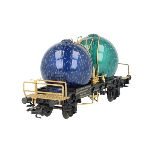 Marklin H0 48400 Kerstballen Silowagen Fröhliche Weihnachten 24 12 2000 Kerstwagen - Modeltreinshop