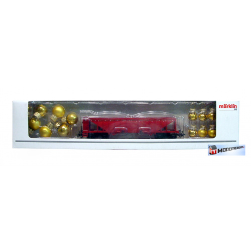 Marklin HO 48411 Kolenwagen Beladen mit zwölf Christbaumkugeln 2011 kerstwagen - Modeltreinshop