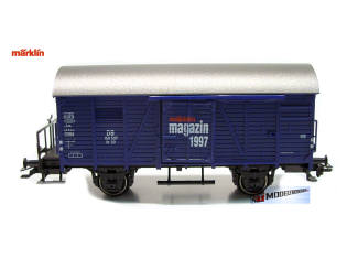 Marklin HO 48752 Gesloten Goederenwagen Marklin Magazine 1997 - Modeltreinshop