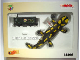 Marklin HO 48806 Gesloten Goederenwagen Marklin Magazine 1997 - Steiff - Modeltreinshop