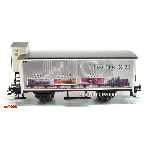 Marklin HO 4890.100 Wagen met Remhuisje Info Tage 2002 - Modeltreinshop