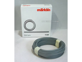 Marklin H0 7100 Elektra Draad Grijs 10 Meter - Modeltreinshop