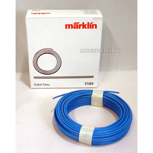 Marklin H0 7101 Elektra Draad Blauw 10 Meter