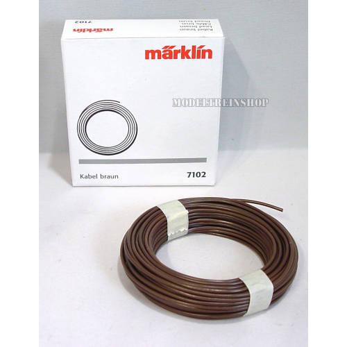 Marklin H0 7102 Elektra Draad Bruin 10 Meter - Modeltreinshop