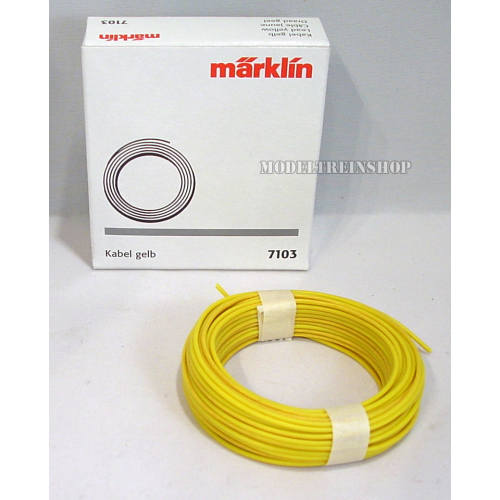 Marklin H0 7103 Elektra Draad Geel 10 Meter - Modeltreinshop