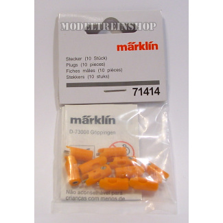 71414Marklin H0 71414 Pluggen Oranje per 10 stuks - Modeltreinshop