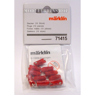 Marklin H0 71415 Pluggen Rood per 10 stuks - Modeltreinshop