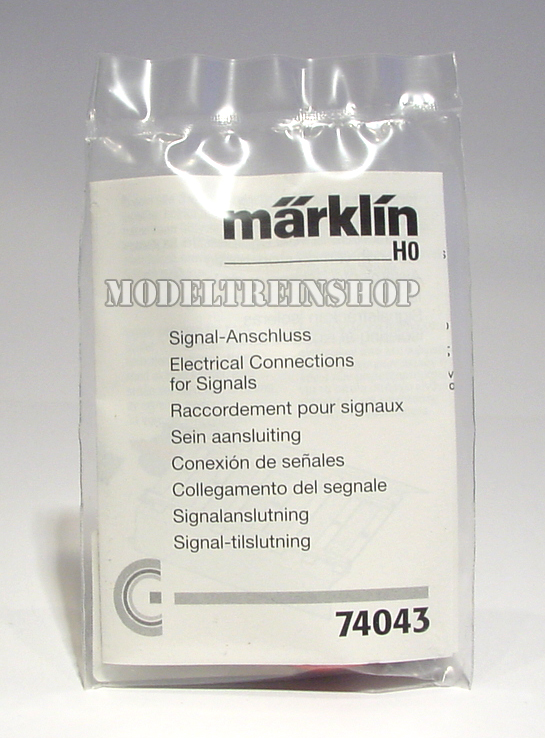 Makkelijker maken Betasten Mediaan Marklin H0 74043 Aansluitgarnituur voor seinen voor C-rails - Modeltreinshop