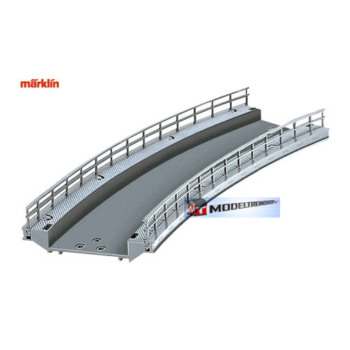 Marklin H0 74613 Gebogen oprit - Modeltreinshop