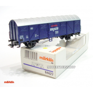 Marklin HO 84627 Gesloten Goederenwagen Marklin Magazine 1991 - Modeltreinshop