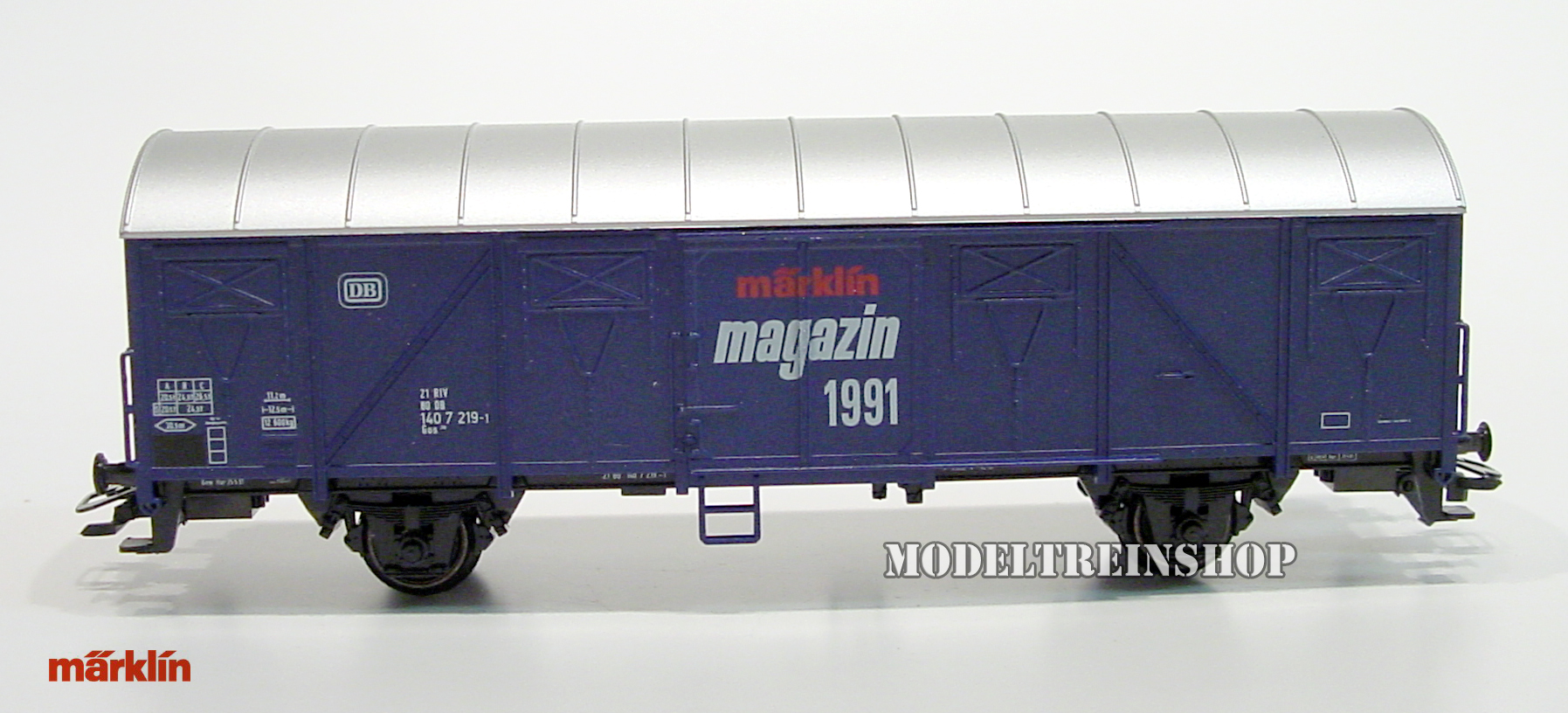 Marklin HO 84627 Gesloten Goederenwagen Marklin Magazine 1991 - Modeltreinshop