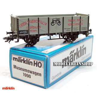 Marklin H0 84795 Open goederenwagen Museum Wagen 1990 - Modeltreinshop
