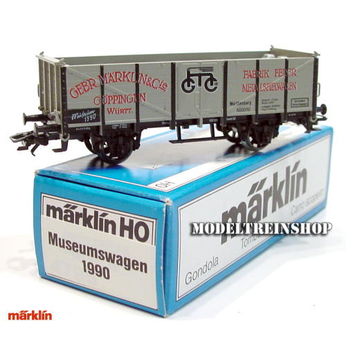 Marklin H0 84795 Open goederenwagen Museum Wagen 1990 - Modeltreinshop