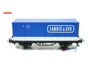 Marklin H0 4481 86703 Containerwagen Landis & Gyr - Modeltreinshop